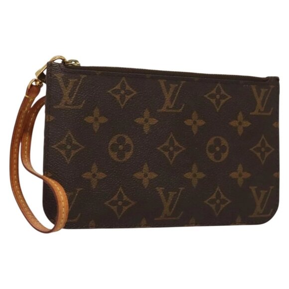 LOUIS VUITTON Monogram Neverfull PM Pouch Pouch LV - Picture 1 of 14
